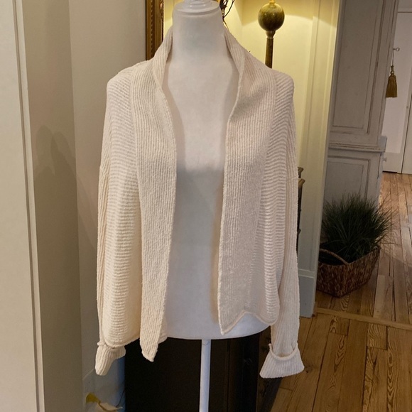 Madewell • S • Cropped Shawl Collar Open Knit Cardigan - Picture 4 of 10